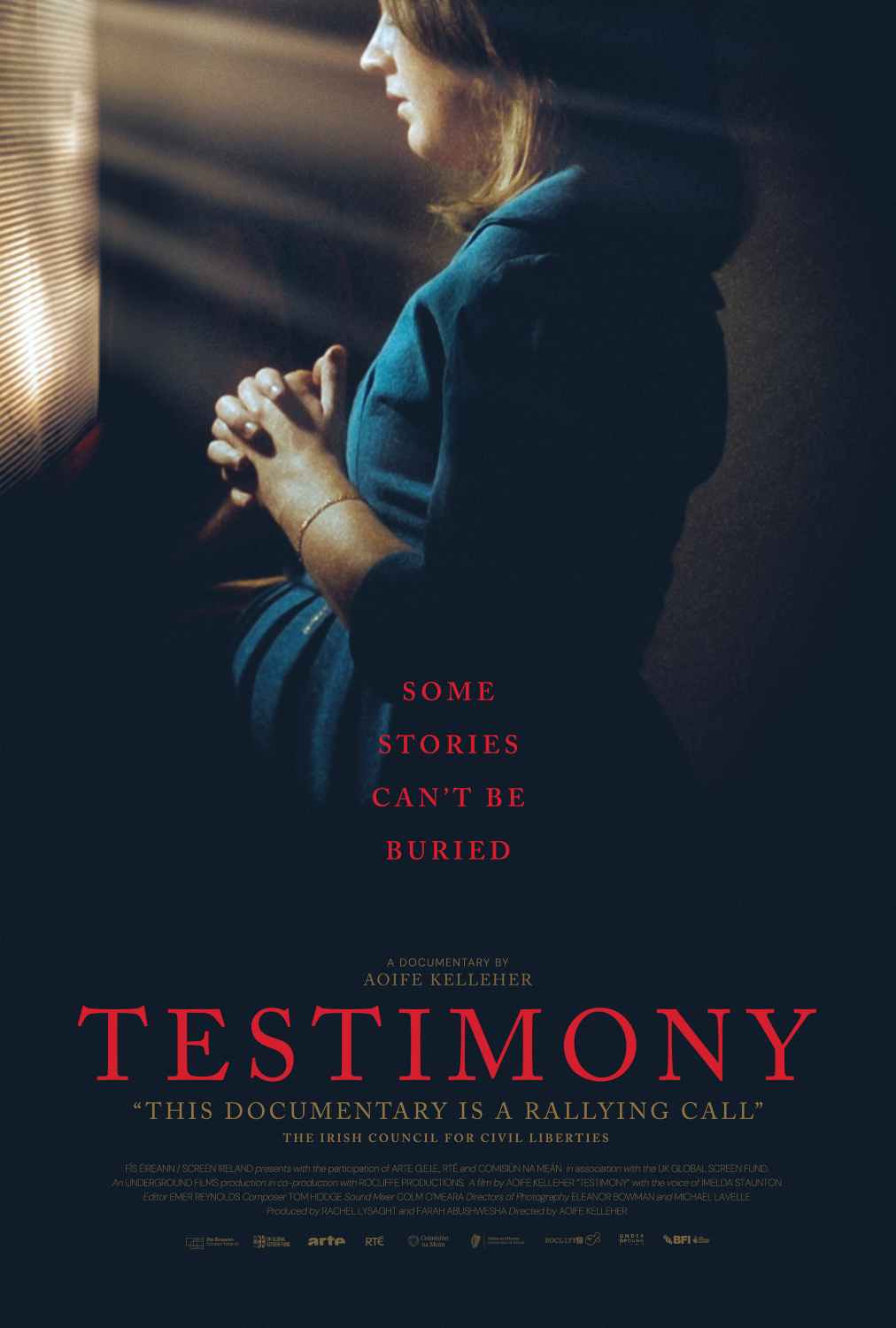 TESTIMONY poster